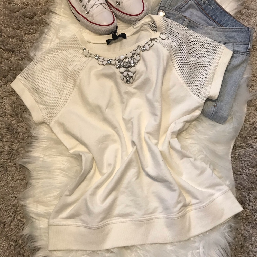 Romeo & Juliet Couture Embellished Sweatshirt (M)
